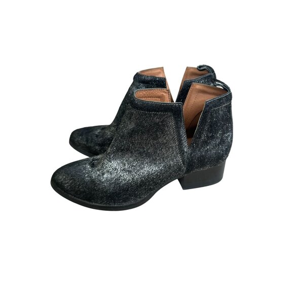 JEFFREY CAMPBELL Black Calf Hair Ankle Boots Size 7 - Picture 5 of 7